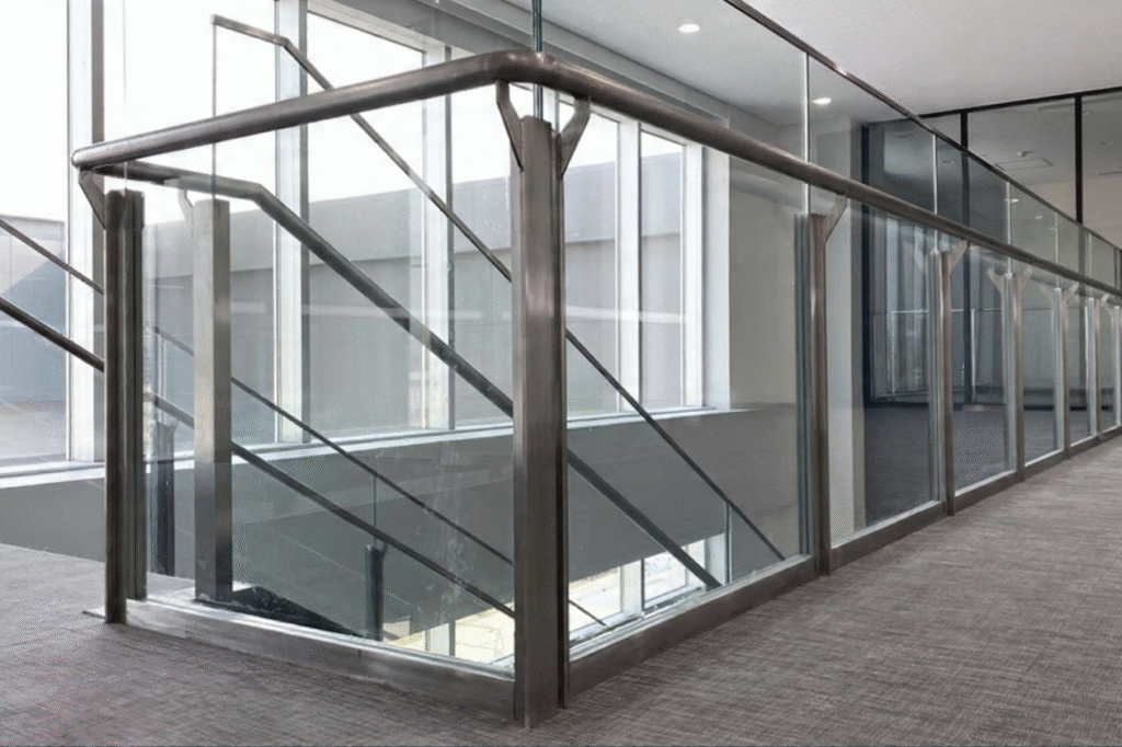 gfs engineering stainless steel & glass railing system